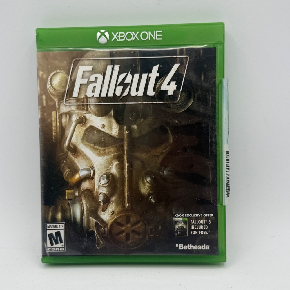 Bethesda Fallout 4 Video Game Xbox One Standard Edition Green Case Excellent